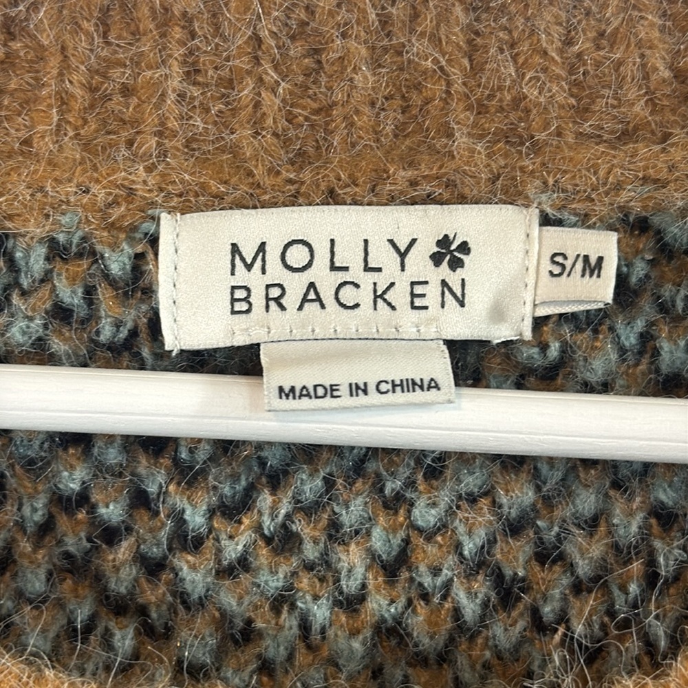 Molly Bracken Animal Print Oversized Sweater - Picture 3 of 5